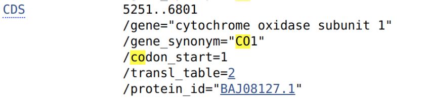 gene synonym field